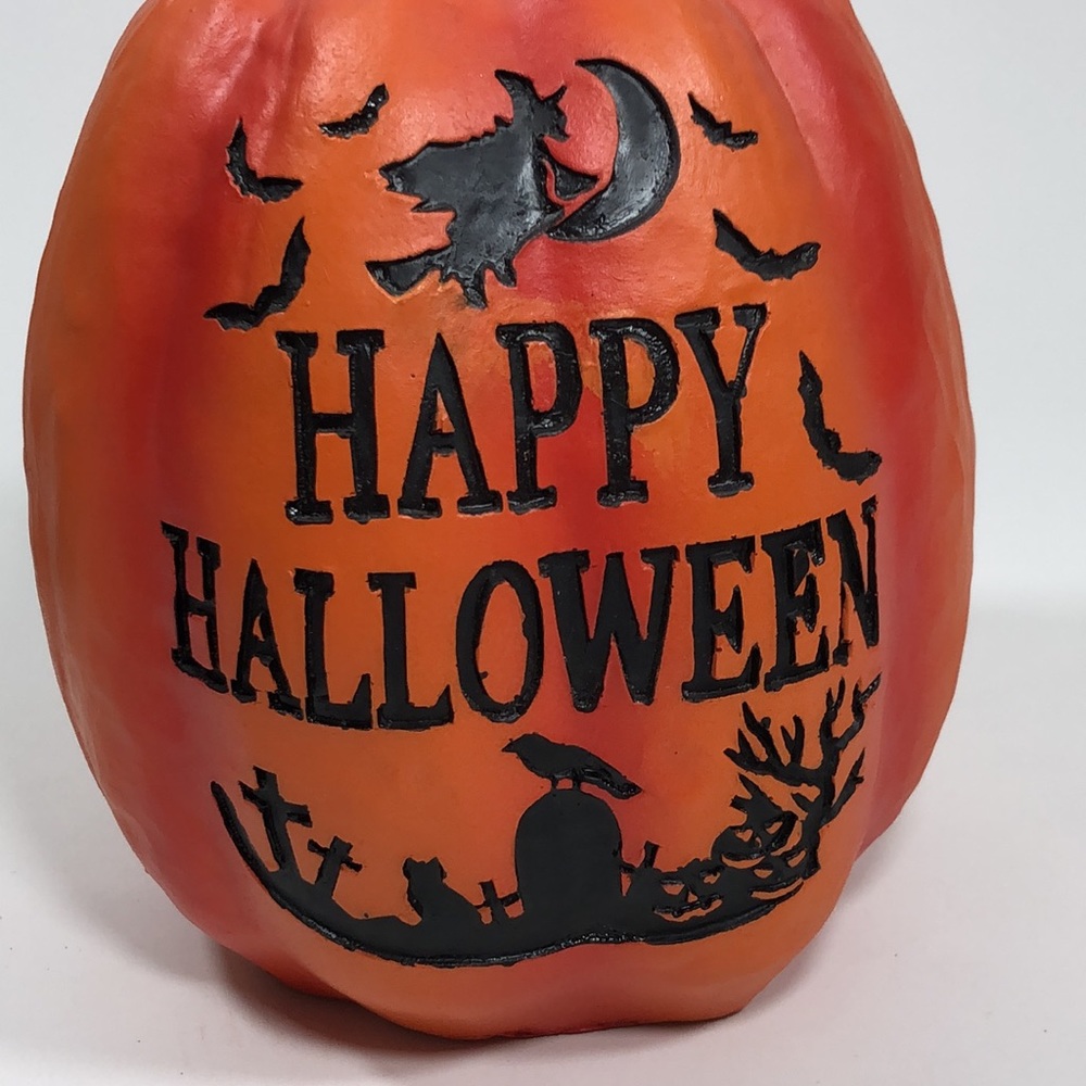 Halloween Polyresin Pumpkin decor - Picture 2 of 7